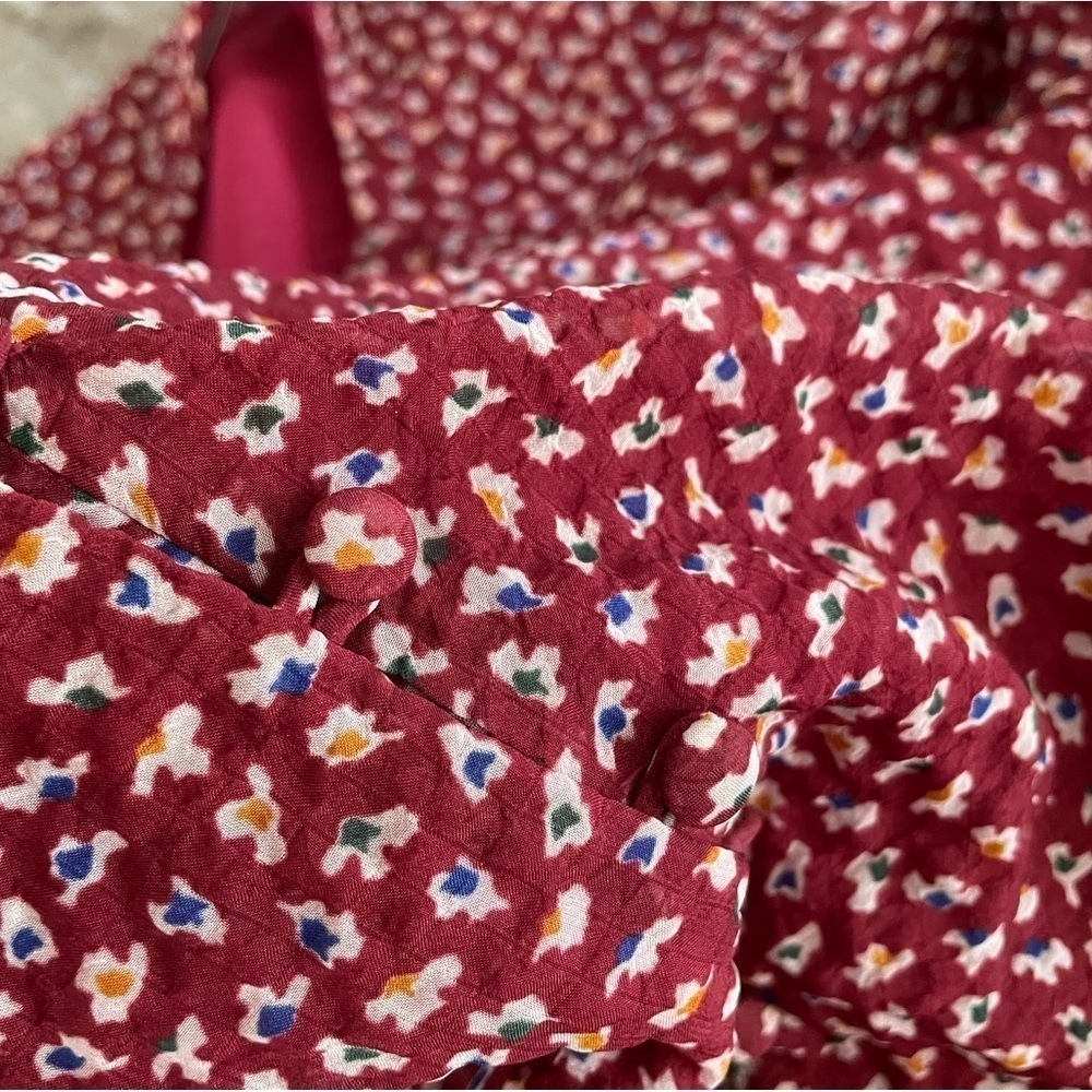 Madewell Overture Top in Ditsy Flowers Women’s Size XL - Picture 9 of 12
